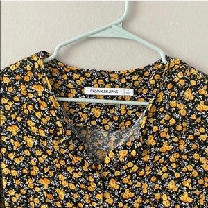 Calvin Klein maxi floral dress